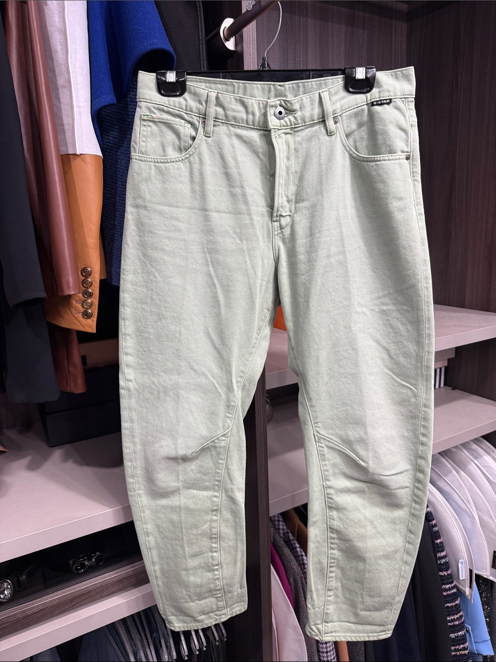 G-Star Women’s Boyfriend Jeans in Light Mint Green